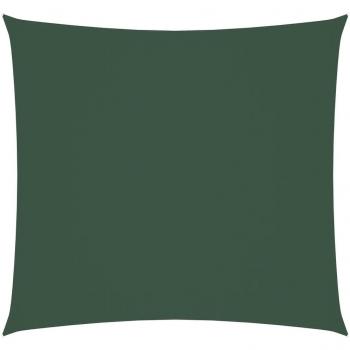 Voile d'Ombrage Carrée 5x5 m Oxford Vert Foncé