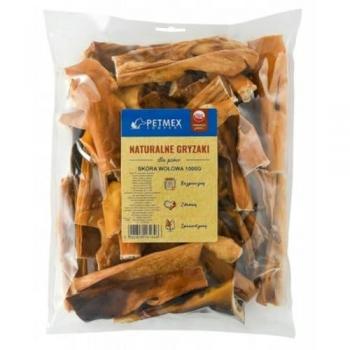 PETMEX Rinderhaut Stücke 15cm 1kg