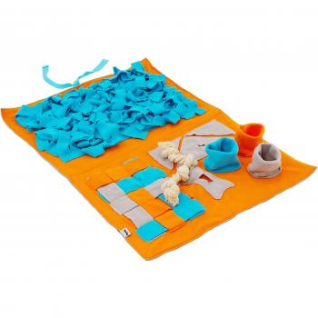 Petite Pooch Nose‑Challenge Orange Relief Mat