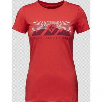 BLACK DIAMOND Frauen T-Shirt RISE AND CLIMB