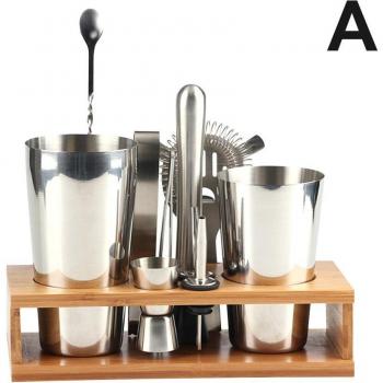 Cocktail Shaker Set with Stand