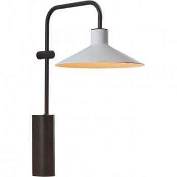 Bover Platet A02 Light Grey LED Wall Light with Switch