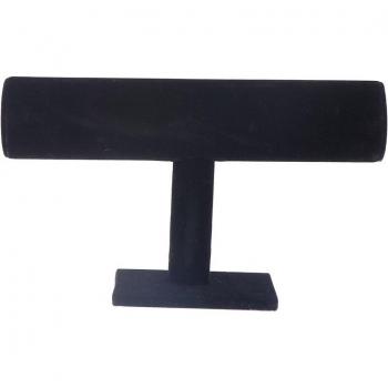 Support en velours pour présentoir, barre en T, pour bijoux, montres, bracelets, bandeaux
