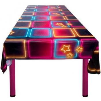 Retro Disco Tischdecke 80er Jahre