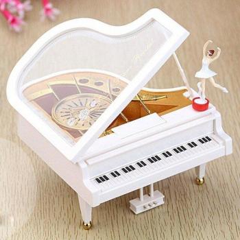 Ballerina on Grand Piano Music Box