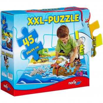 Noris 606034960 XXL Riesenpuzzle Piraten in Sicht