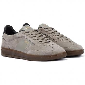 Baskets de Tennis Hommes BOSS en Daim Gris