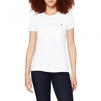 Tommy Hilfiger T-Shirt WW0WW22043 Weiß Regular Fit