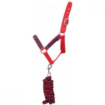 Equipo de manejo para caballos Rock Horse de Hy Tractor, color rojo/azul oscuro