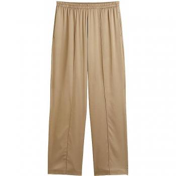 Pantalón de Estilo Satín con Cinturilla Elástica