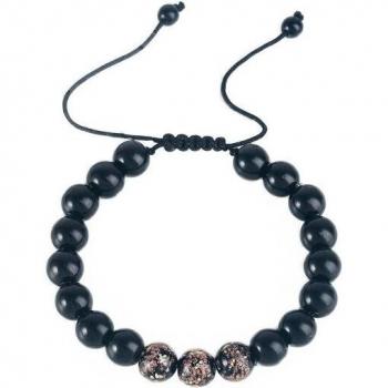 Obsidian Prayer Bracelet for Men and Women