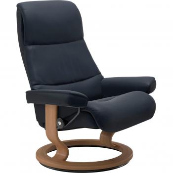 Stressless View Sessel – Classic Base, 91×109×83 cm, L, Gestell Eiche