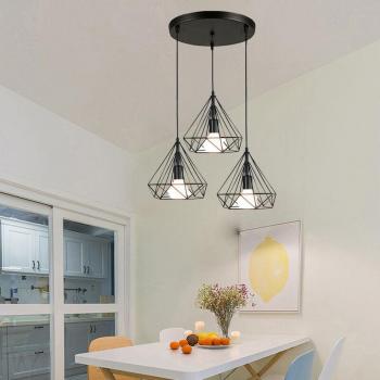 AXHUP Black Diamond Shade Pendant Lamp
