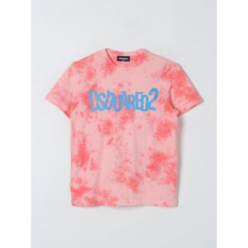 Tee-shirt Enfant DSQUARED2 couleur Corail 16