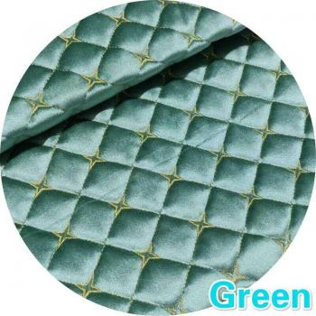 Non-slip Back Soft Velvet Quilted Fabric 50x275cm