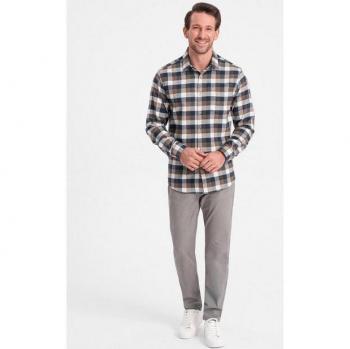 Ombre Herren Chinohose in Grau