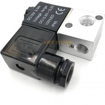 Válvula solenoide de aire 3 vías 2 posiciones NC 1/8 BSPP 3V1-06
