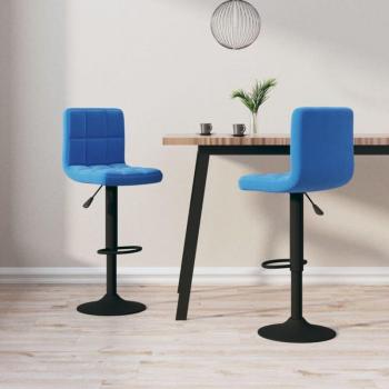 Lusso Casadino Blu Velluto Sgabelli Bar