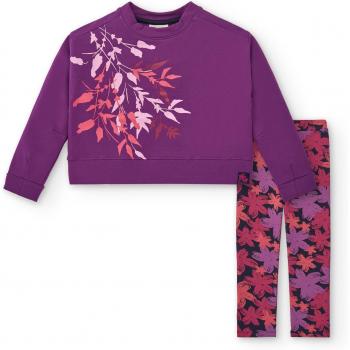 **Ropa Infantil Sudadera y Leggins Estilo Floral