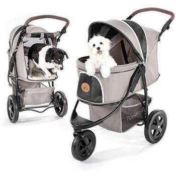 Eleganter Haustierbuggy TOGfit – 32 kg, große Räder