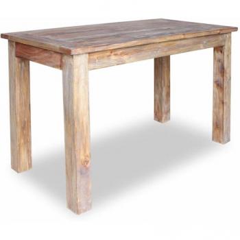 Table de Salon & Salle à Manger en Bois Recyclé 120 × 60 × 77