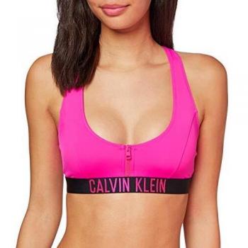 Bralette Calvin Klein con Rellenos y Cremallera, Rosa