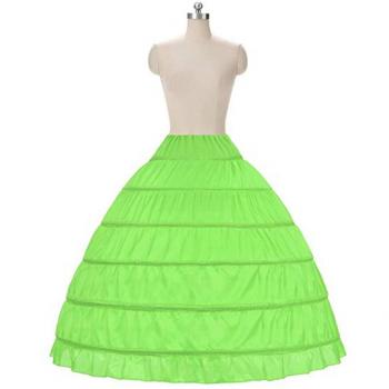 White 6 Hoops Underskirt for Bridal Gowns