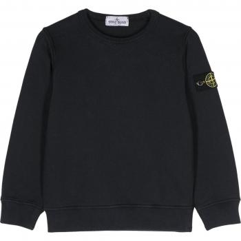 Pull bleu pour enfant Stone Island Junior