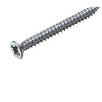 POZI TWINTHREAD Wood Screws COUNTERSUNK ZP No. 6 X 1 INCH (2400 count)