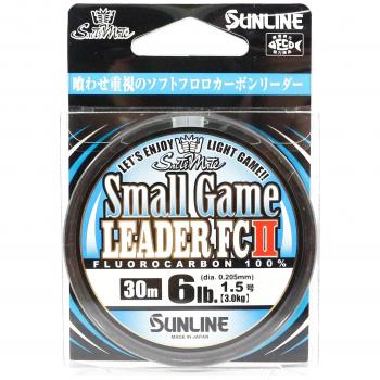 Sunline Clear Fluorocarbon Leader 30m for Small Game 6lb
