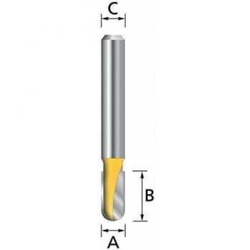 Punta per Fresa Makita 6 mm U