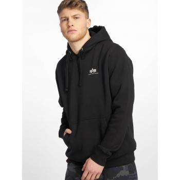 Sudadera Basic Alpha Industries Small Negra y Blanca