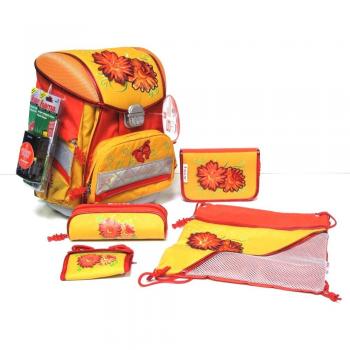 „Sunny Flowers“ Schulranzen‑Set Step by Step, LED, 2024