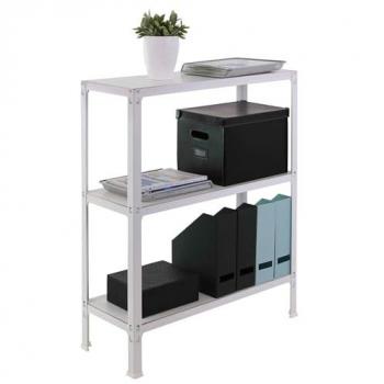 Estantería Metálica SimonHome Click Wood Mini 3/300 Blanco