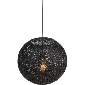 QAZQA Corda Black Pendant Light 35 cm