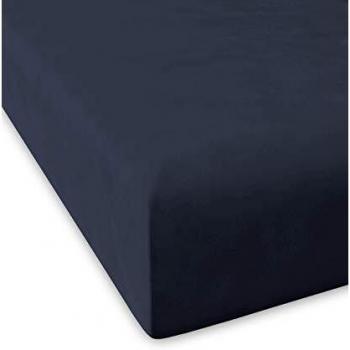Sábana Bajera Azul Marino Guy Laroche 160 x 200 + 28 cm