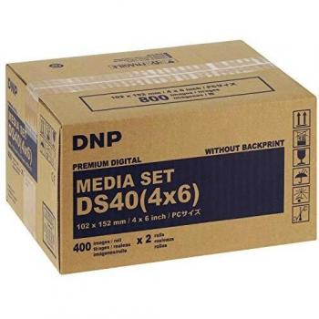 DNP DS 40 Media DS 10x15 cm 2x 400 Prints (10 x 15 cm, 400 x), Fotopapier