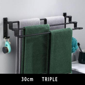 Toallero de baño de aluminio mate