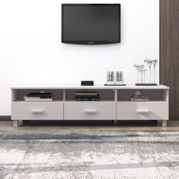 Mueble Televisor Hamar 3 Cajones y Compartimentos Blancos