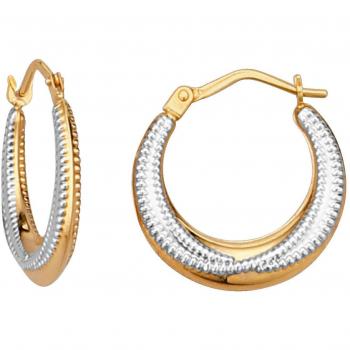 KLiNGEL Damen‑Creole in Gelbgold