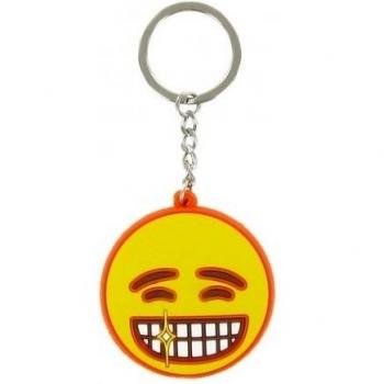 Llavero Emoji feliz con dientes