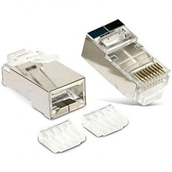 Red4Power CAT.6 RJ45-Stecker mit Führungskamm R4-N115, 10 Stück