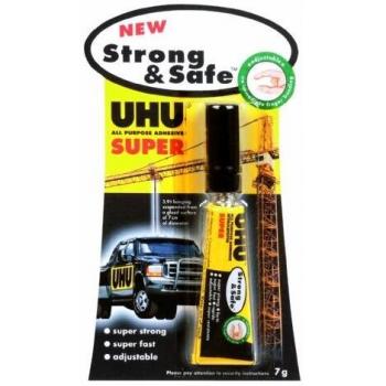 UHU Strong and Safe Super Glue 7g (Pack of 12) 39722