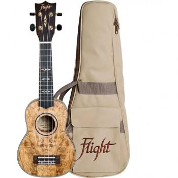 Flight Supernatural DUS410 QA Ukulélé Soprano avec Housse de Protection