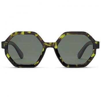 TAKE A SHOT Octagonale Sonnenbrille Across Dimensions polarisiert