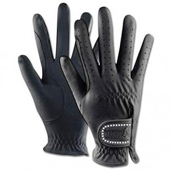 Child’s All-Weather Riding Gloves – Black, 5‑7 Years