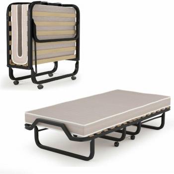 Cama Plegable con Colchón de Espuma Costway