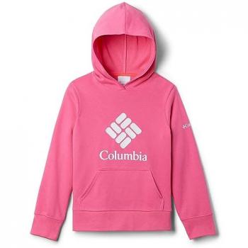 Columbia Sudadera Con Capucha Trek French Terry Rosa Niño