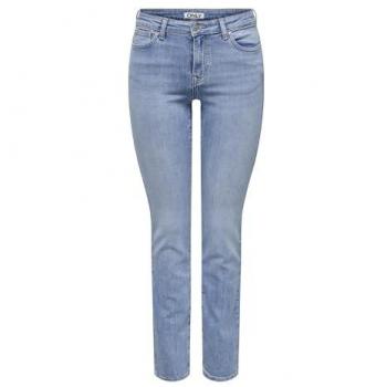 Pantalón Vaquero Mid Slim Mujer – Blue Denim