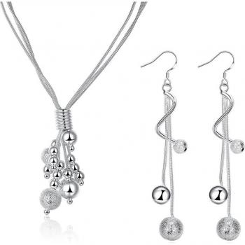 925 Sterling Silver Party Jewelry Set